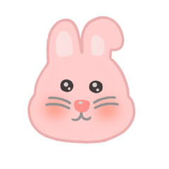 animal cartoon rabbit kawaii style