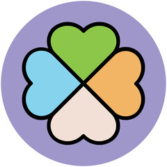 Nature Colored Vector Icons