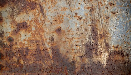 Grunge metal background. Rusty metal texture. Scratched grunge metallic texture. Rusted metallic background