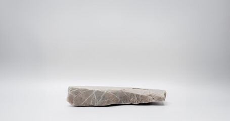 Rock mockup white background