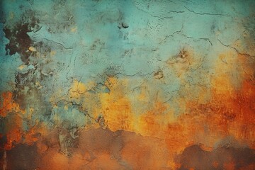 Vintage Grunge Textured Wallpaper â€“ Adding Colour and Artistic Flair with Paint: Generative AI