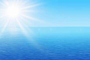 Obraz premium Abstract Summer Banner Background. Water in Sunlight