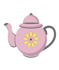 Tea Party Vector, Elements and Symbol