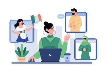 Localization specialist provides support in different languages and cultures.