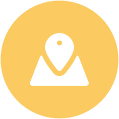 Check out icon design of location pin 