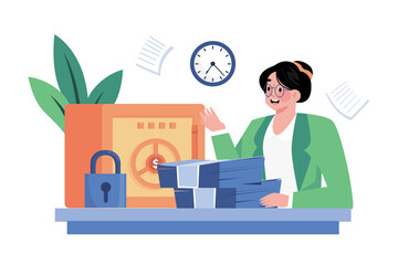 Treasury analyst managing the bank's cash and liquidity.