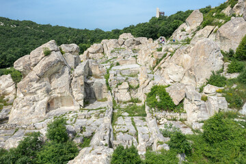 Ruins of the Thracian town Perperikon, Bulgaria
