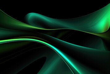 Abstract organic shape green tone lines contour moody background texture.