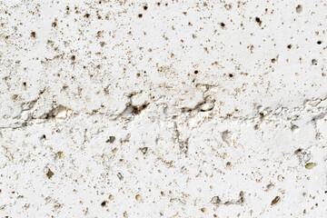 Dirty old cracked peeling paint concrete wall texture background.  Grunge and rough cement wall. 