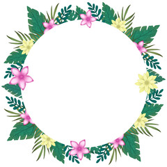 wreath of flowers