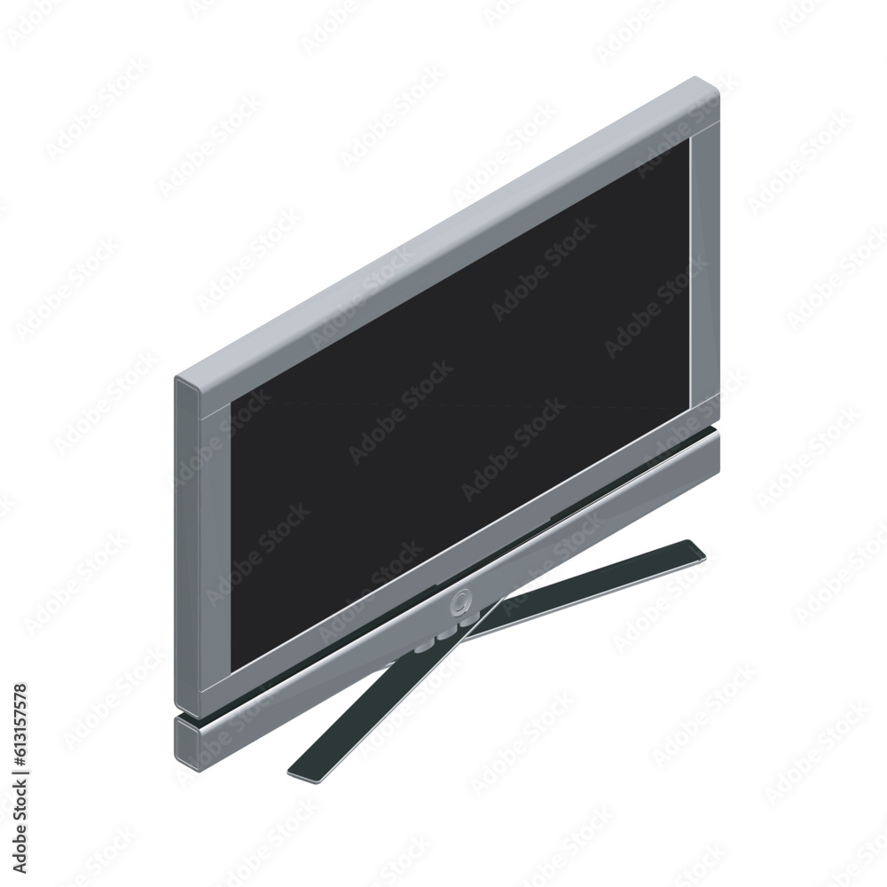 Poster vector laptop polygonal. personal computer in flat style. desktop computer polygonal. computer icon 