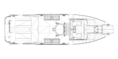 Warship icon wireframe. Military ships and naval vessels. isolated vector images. Military ship wireframe vector. Military vehicle template vector isolated on white. 3D..