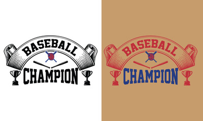 Baseball Champion
"Be a true champion on and off the field with this Baseball Champion T-Shirt! Celebrate your love for the game with a winning design. ⚾️🏆 #BaseballChampion"
