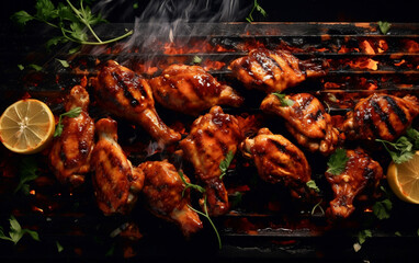 grilled chicken wings