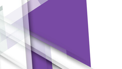 Modern abstract background with realistic lines element and white purple gradient color