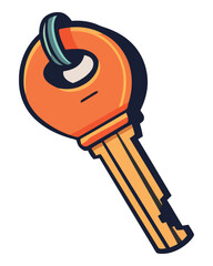 key design illustration