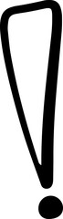 Doodle Swash Black Thin Line Set Include Heart, Stroke, Circle, and Arrow Sign. Hand drawn