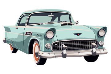 Fototapeta na wymiar Vintage car illustration