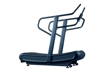 Treadmill isolated on white background. Treadmill is Running Jogging Machine