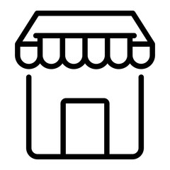 marketplace line icon