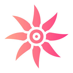flower gradient icon