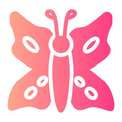 butterfly gradient icon