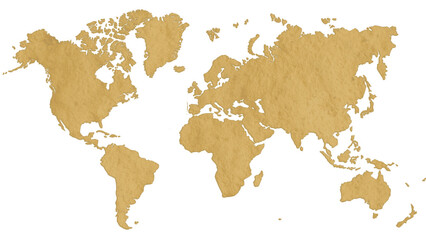 Fototapeta na wymiar world map made of stone texture