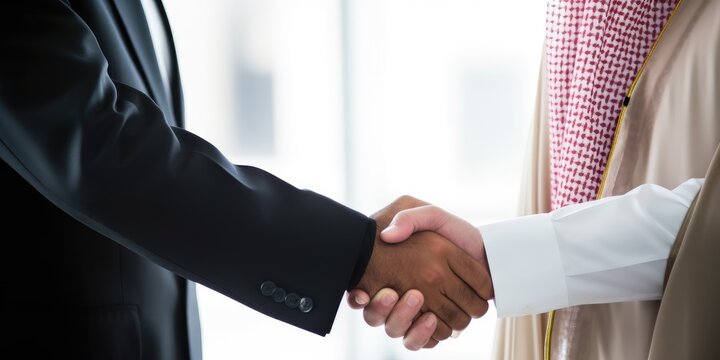 Sealing Success: Business Deal Handshake Sealing the Agreement Generative AI