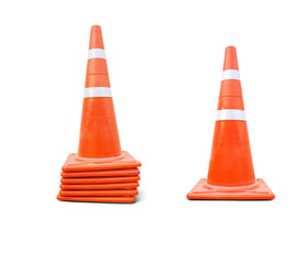orange traffic cone  PNG transparent