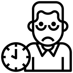 sleep line icon,linear,outline,graphic,illustration