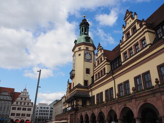 Fototapeta na wymiar City view of Leipzig