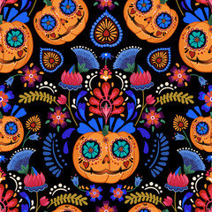 Seamless pattern for halloween.