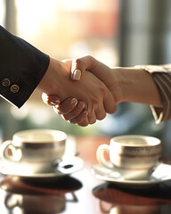 Hands of Harmony: The Power of Women in Business Uniting - Generative AI