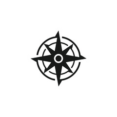 compass arrow brands modern vector logo design symbol