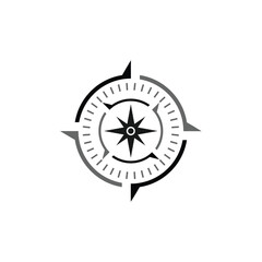 compass arrow brands modern vector logo design symbol