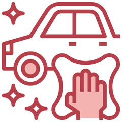 car service line icon,linear,outline,graphic,illustration