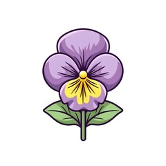 Enchanting Pansies Vibrant Pansy Blossom