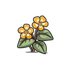 Primrose Delight  Charming  Primrose Blossom in Soft Morning Light