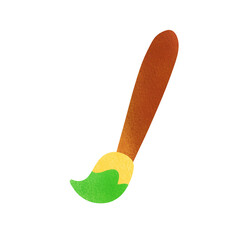 green paintbrush