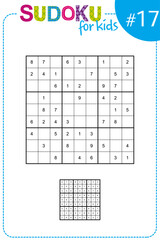 Sudoku maze puzzle for kids with solution 9x9
- 613182383