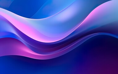 Blue and purple abstract waves background