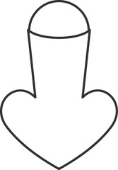 heart with microphone