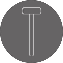 グレーバックのイラスト_銅ハンマー