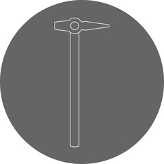 グレーバックのイラスト_テストハンマー