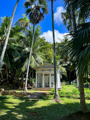 Dauban family mausoleum on Silhouette island, Seychelles