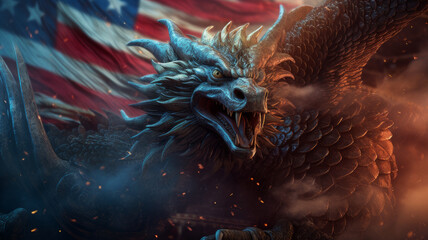 the dragon of China and the eagle of the United States. Generative AI