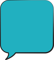 blue speech bubble icon