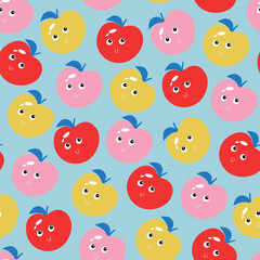 pattern with apples