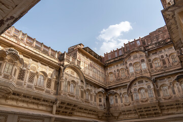 Mehrangarh fort in Jodhpur, Rajasthan