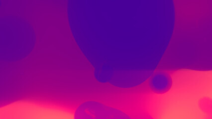 pink and orange glowing disco dance dense tender forms - abstract 3D rendering